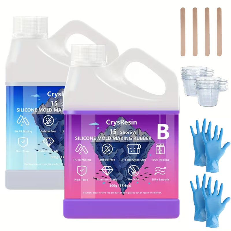 Candle Making Kit - 500ml 2 Flaschen Flüssigsilikon für die