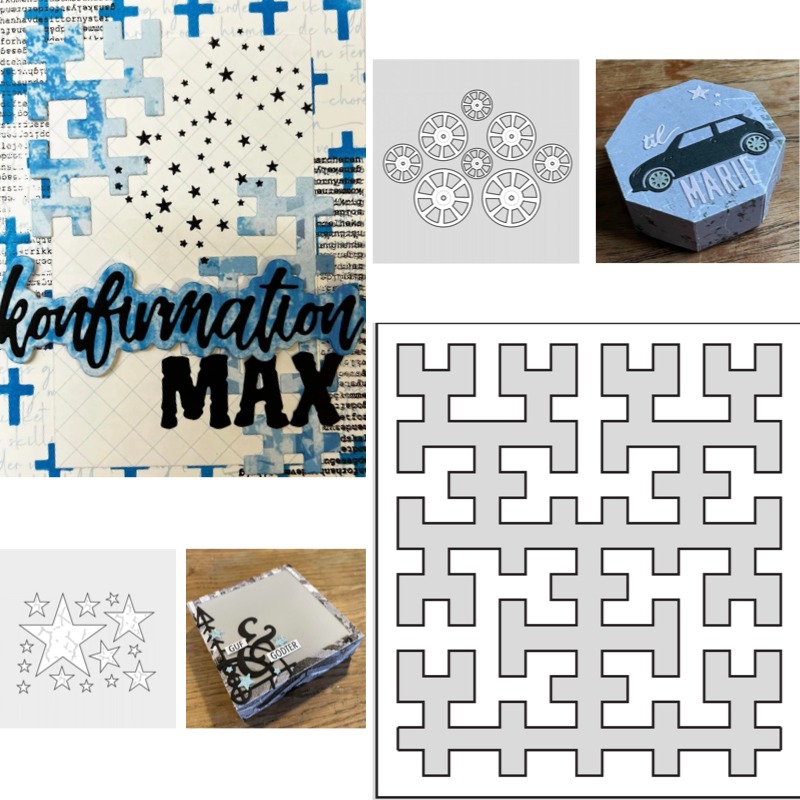 Candle Making Tempe - Gliederkreis-Labyrinth RAW Sterne Metall-Stanzformen Neuheit 2026