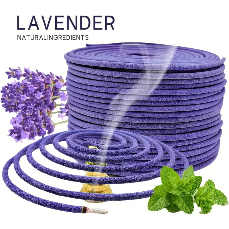 Uv Inhibitor Candle - Bougainvillea Aromatherapie-Räucherrollen - 20/40/60/80 Natürliche Spiralen