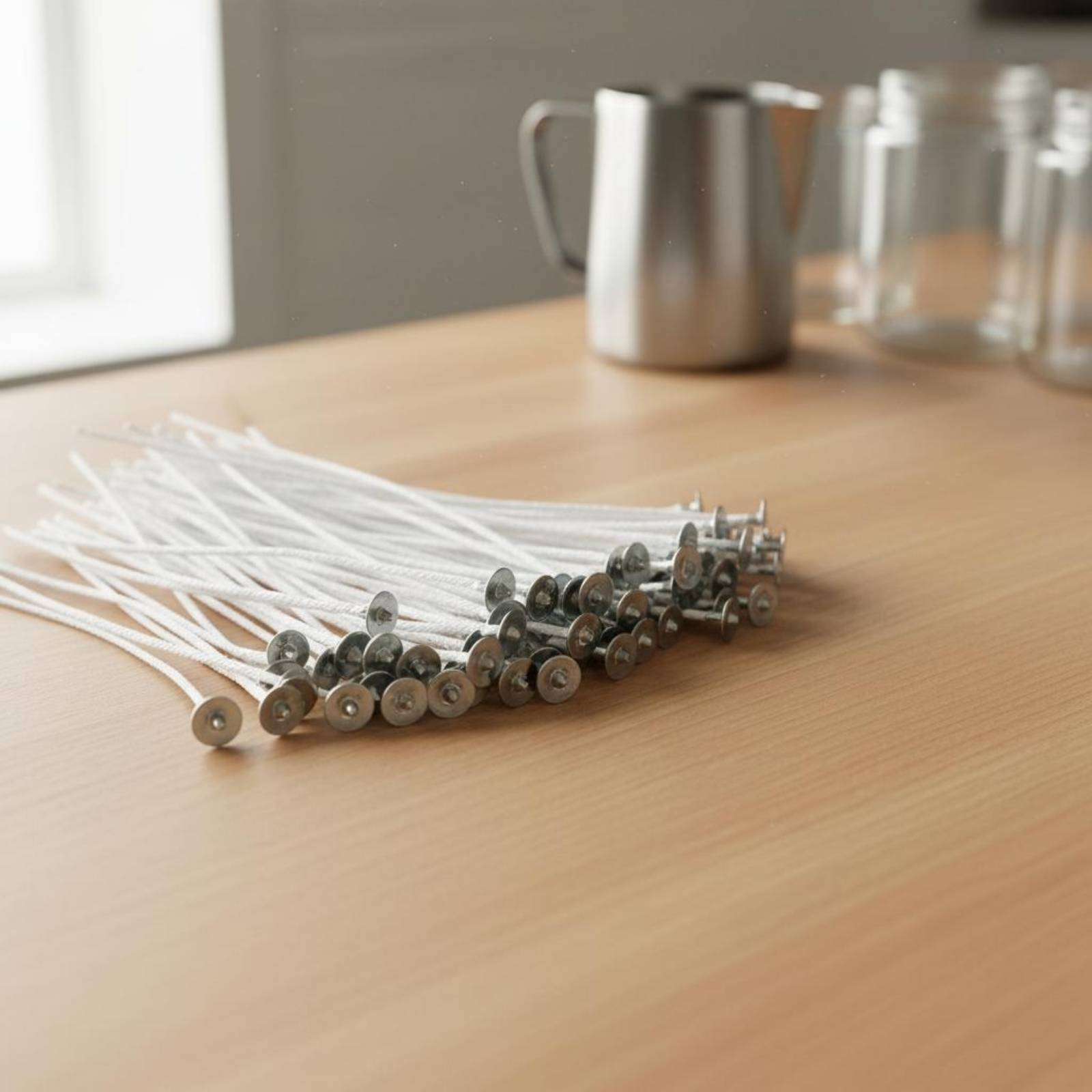 50 Stück Baumwoll-Kerzendochte – Cotton Wick Pre Tabbed Bewertung und Preis