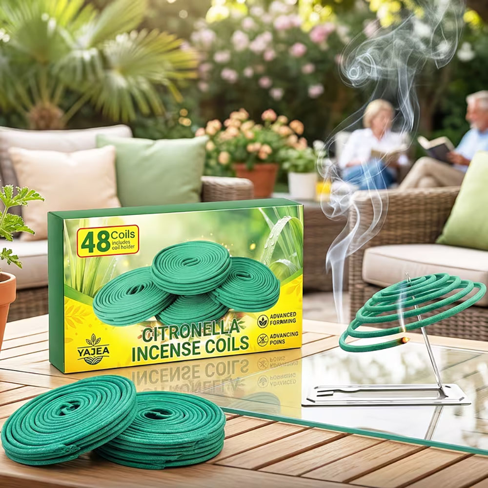 48 große Zitronengras-Spiralen – Uv Inhibitor Candle Bewertung und Preis